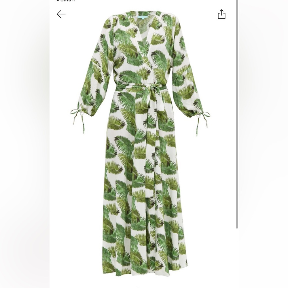 Melissa Odabash caribe palm tie print cover up dress